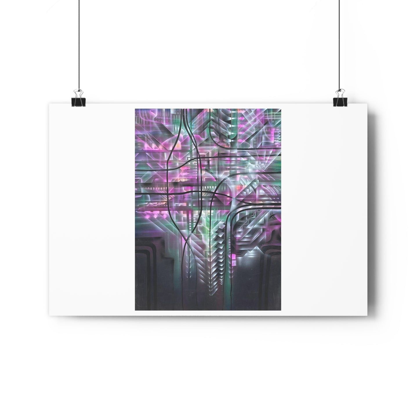 “Compute”- Giclée Art Print by artist David Hilborn