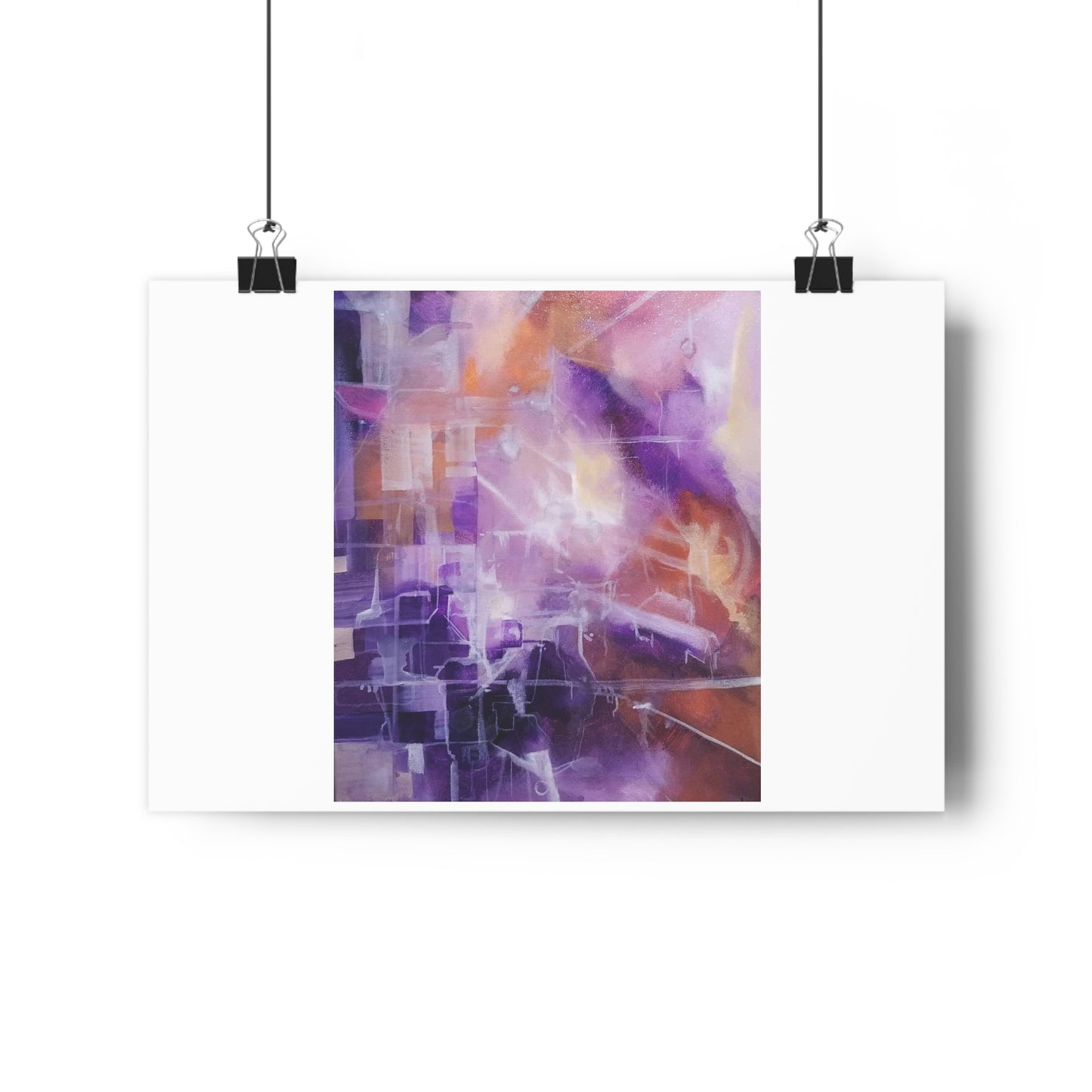 "Purple Paradox”- Giclée Art Print by artist David Hilborn