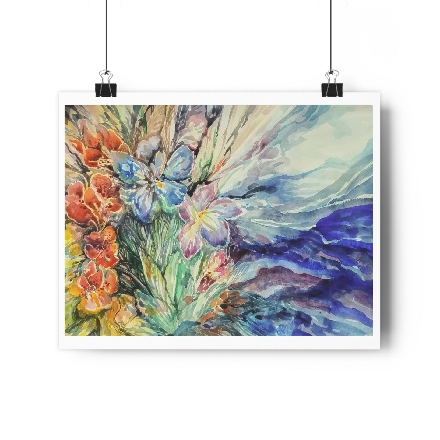 "Faceted Growth”- Giclée Art Print by artist David Hilborn