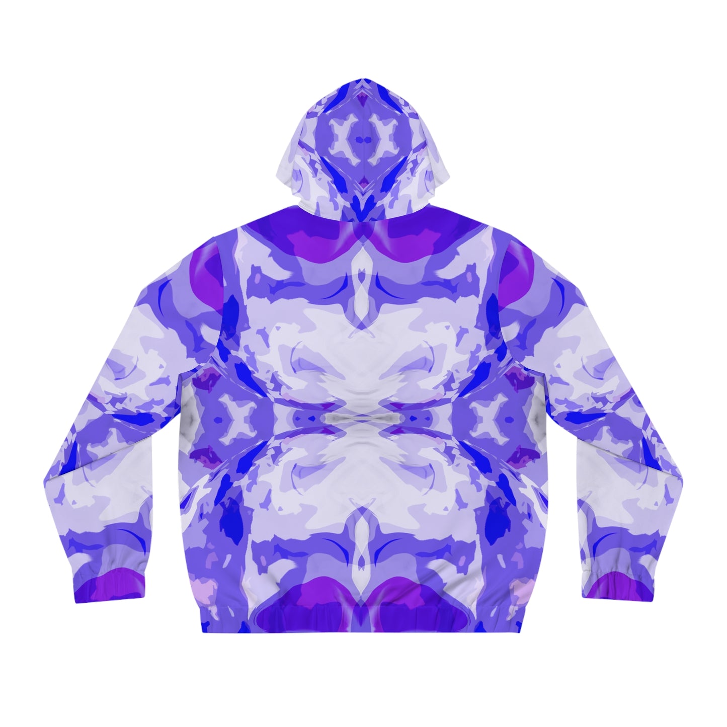 "Iced” - All Over Graphic Zip-Up Hoodie by Artist David Hilborn