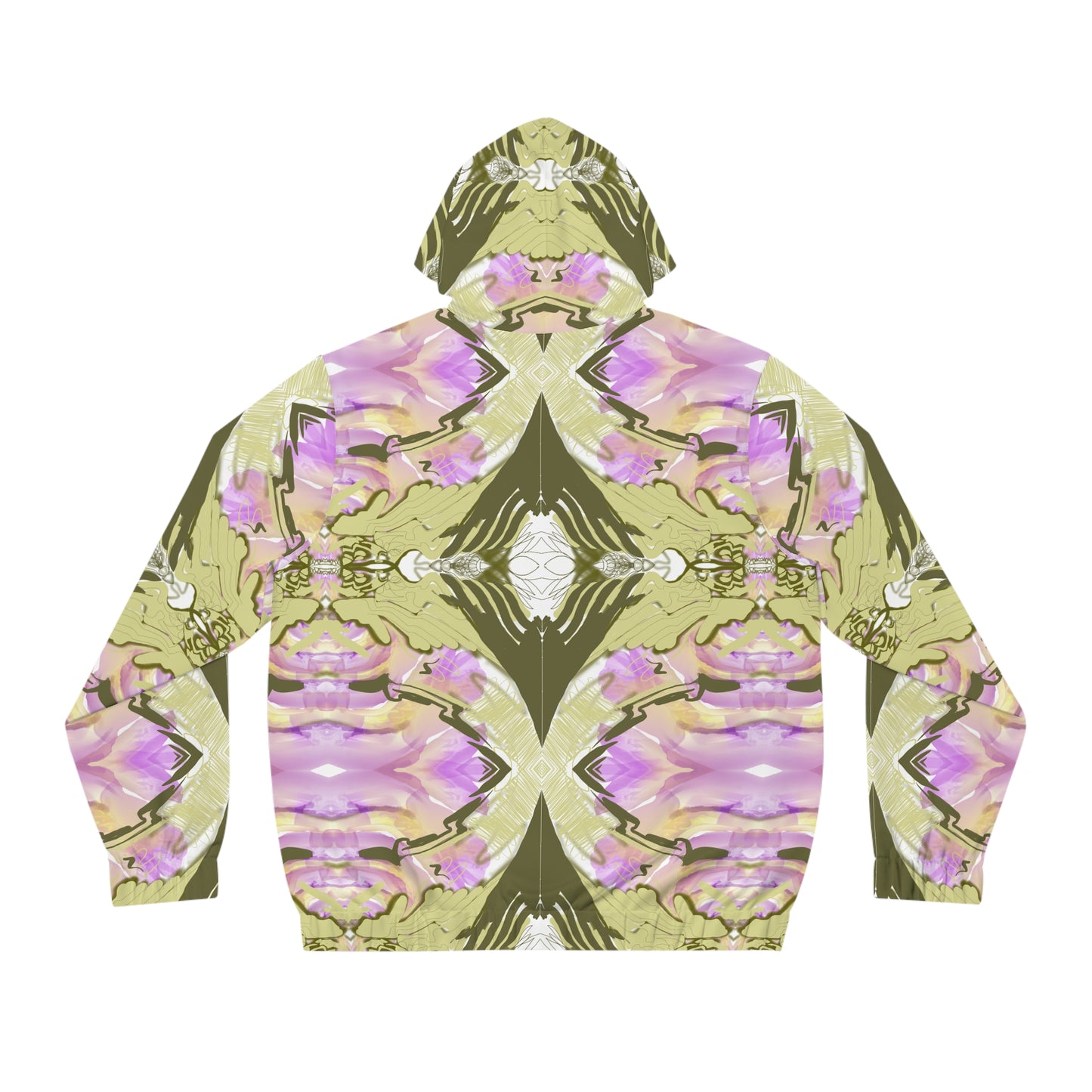 “Pond” - All Over Graphic Zip-Up Hoodie by Artist David Hilborn