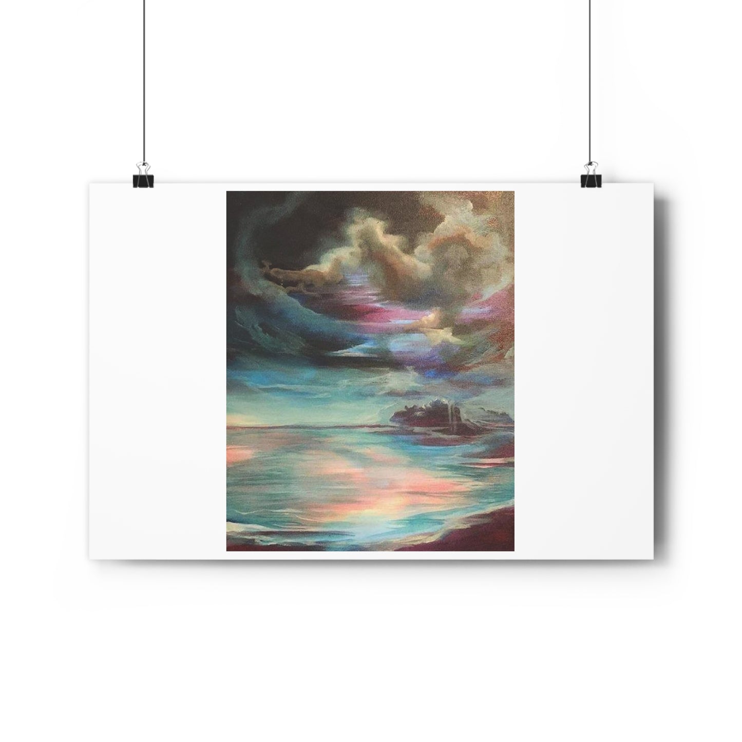 "Stormy”- Giclée Art Print by artist David Hilborn