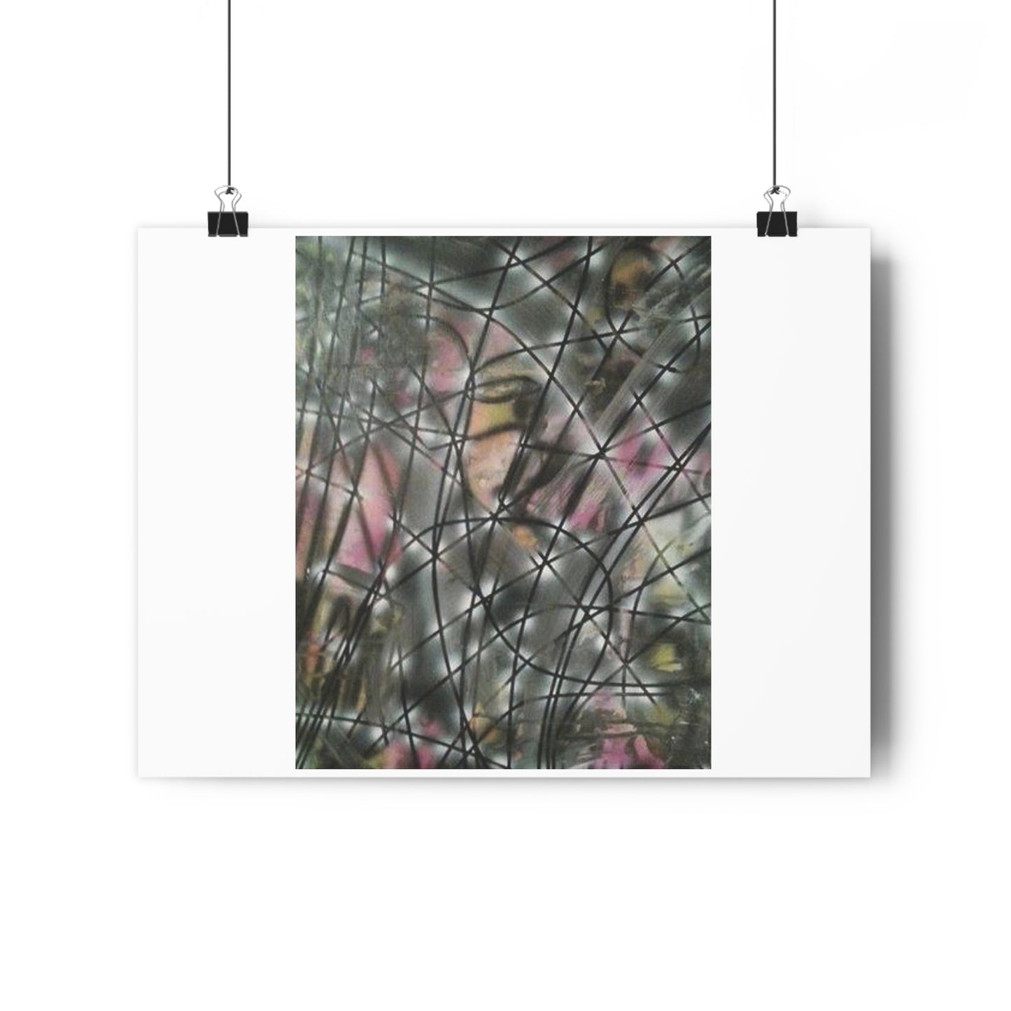 "Crossed Lines”- Giclée Art Print by artist David Hilborn