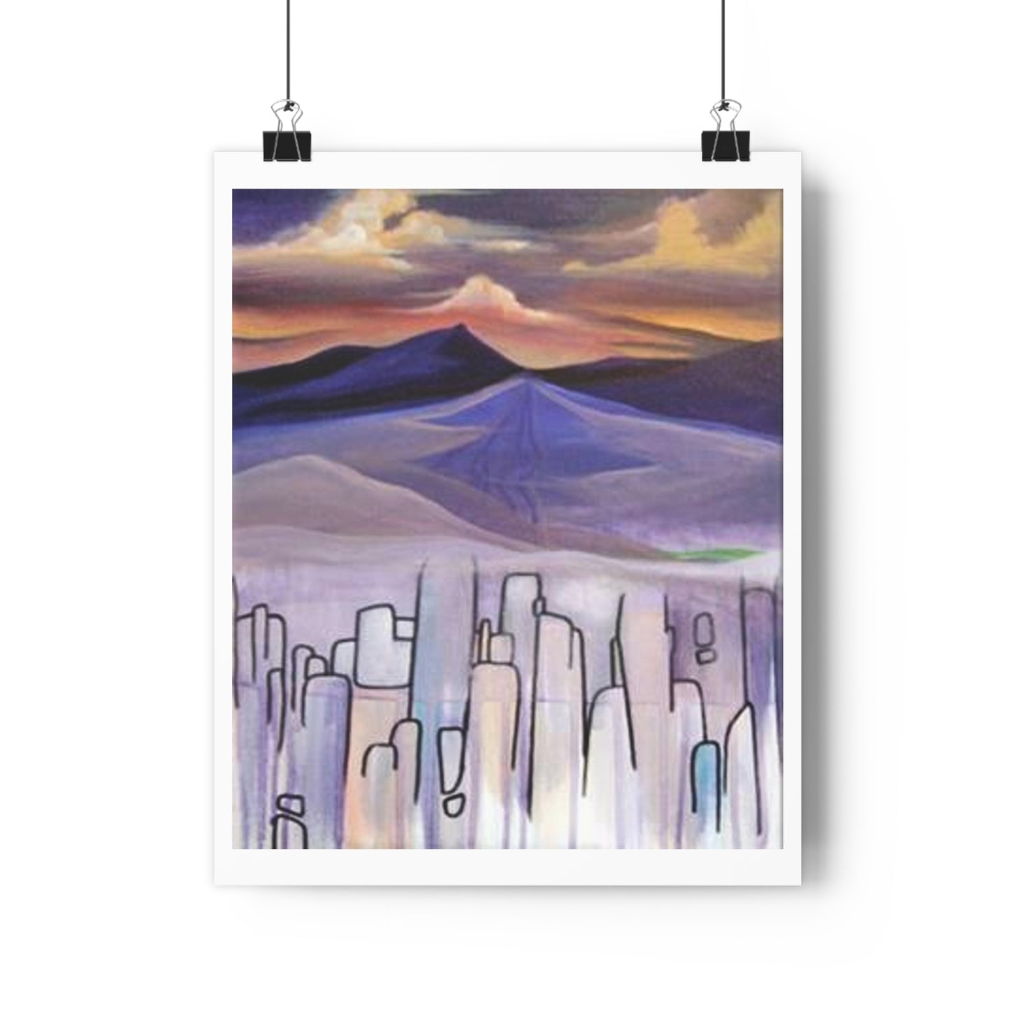 "Bedrock”- Giclée Art Print by artist David Hilborn