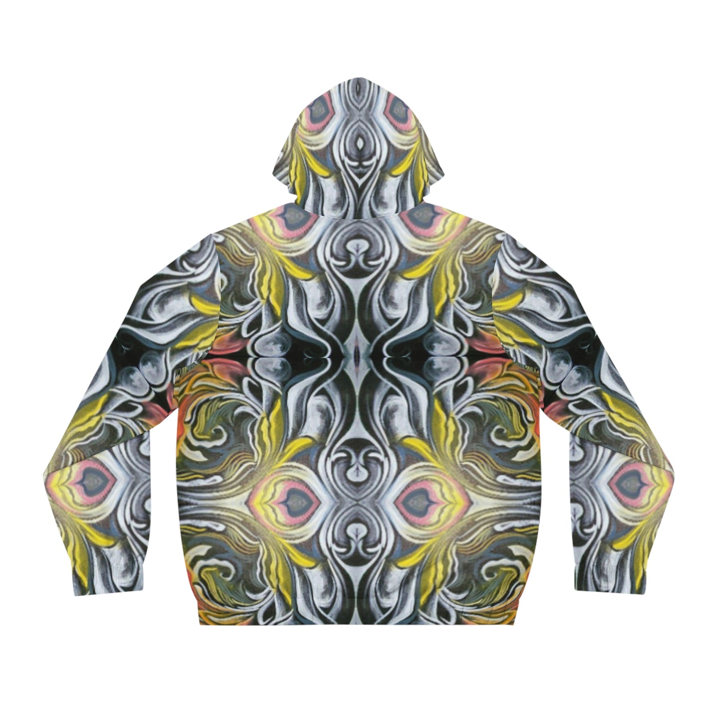 “Flow” - All Over Graphic Zip-Up Hoodie by Artist David Hilborn