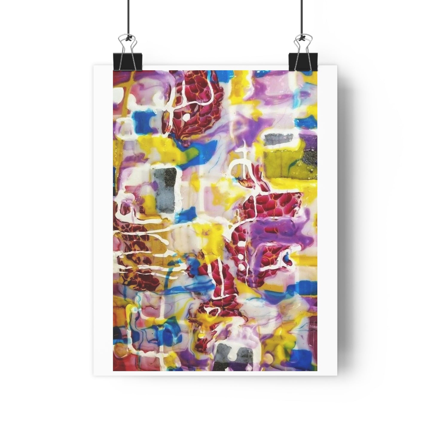 "Technicolor Razzle Dazzle”- Giclée Art Print by artist David Hilborn