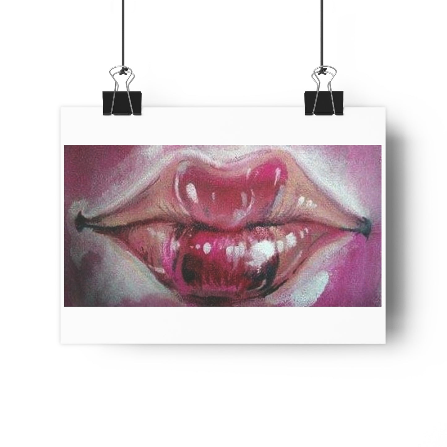 "Lips”- Giclée Art Print by artist David Hilborn