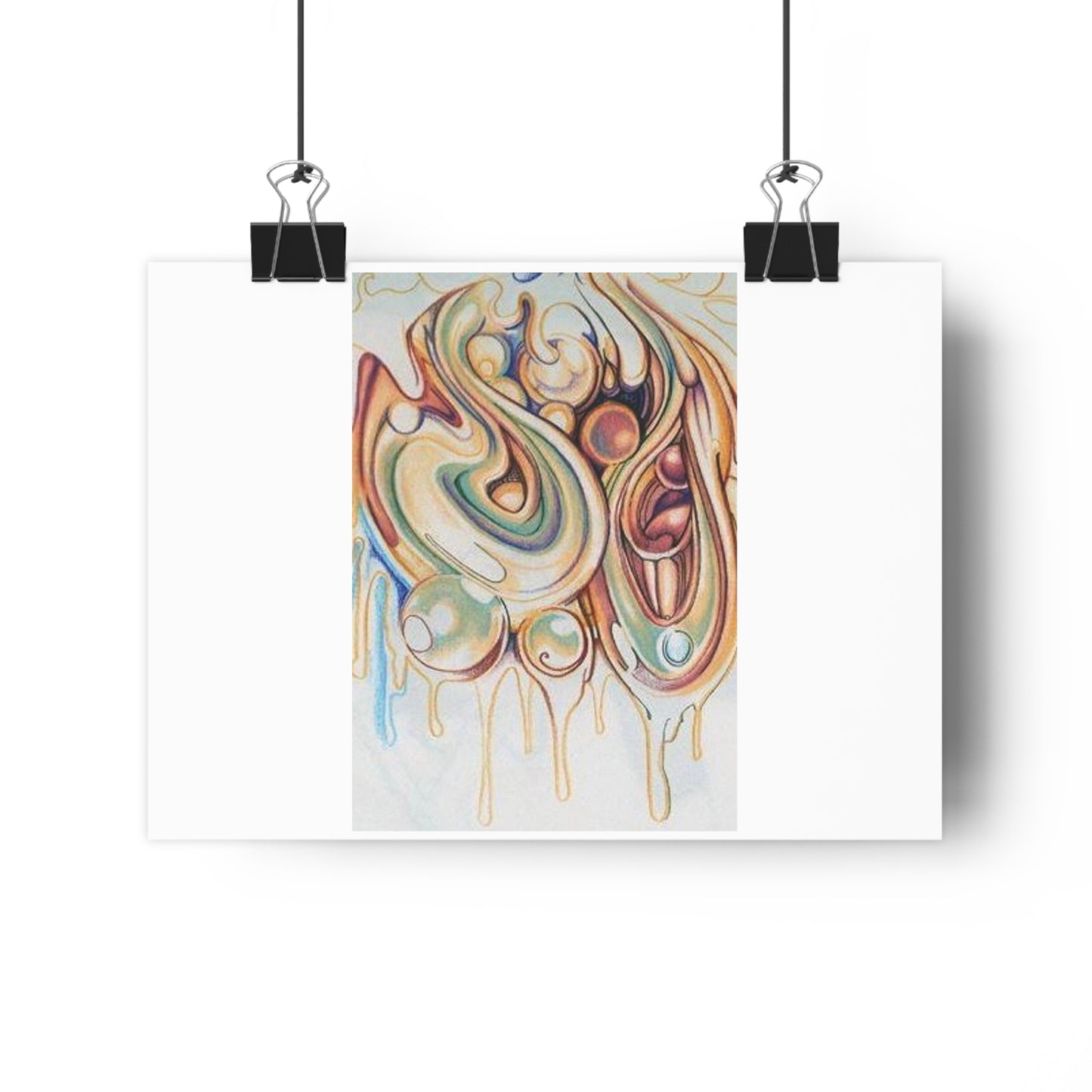 "Iridescent Bubbles”- Giclée Art Print by artist David Hilborn