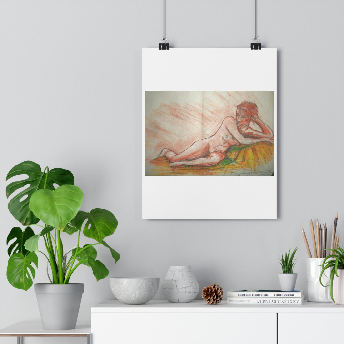 "Nude Study”- Giclée Art Print by artist David Hilborn