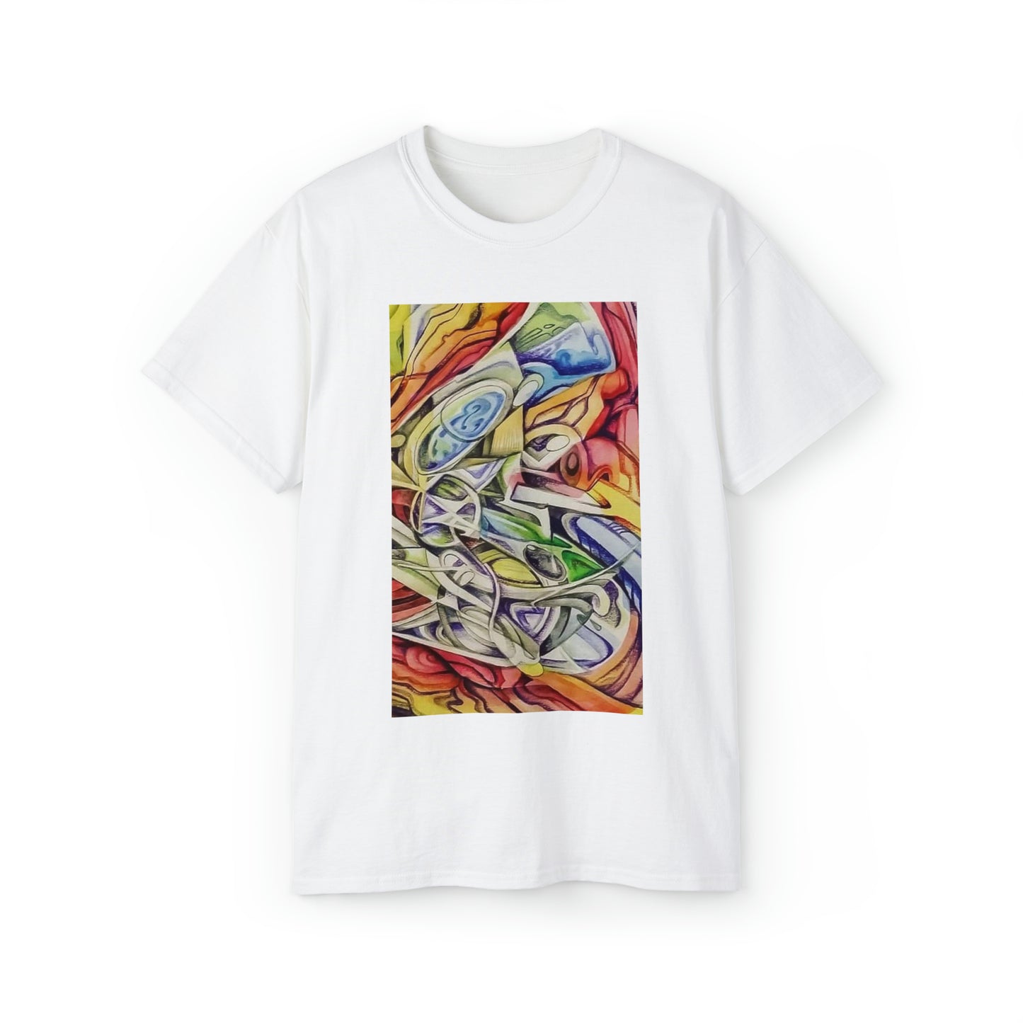 “Technicolor Lens 1” - Short Sleeve Graphic Tee by Artist David Hilborn