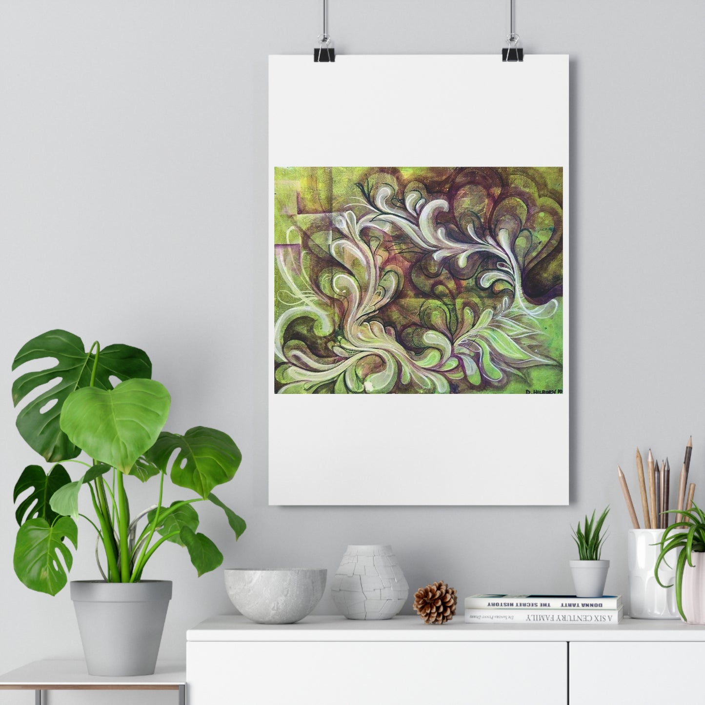 "Mossy Wood”- Giclée Art Print by artist David Hilborn