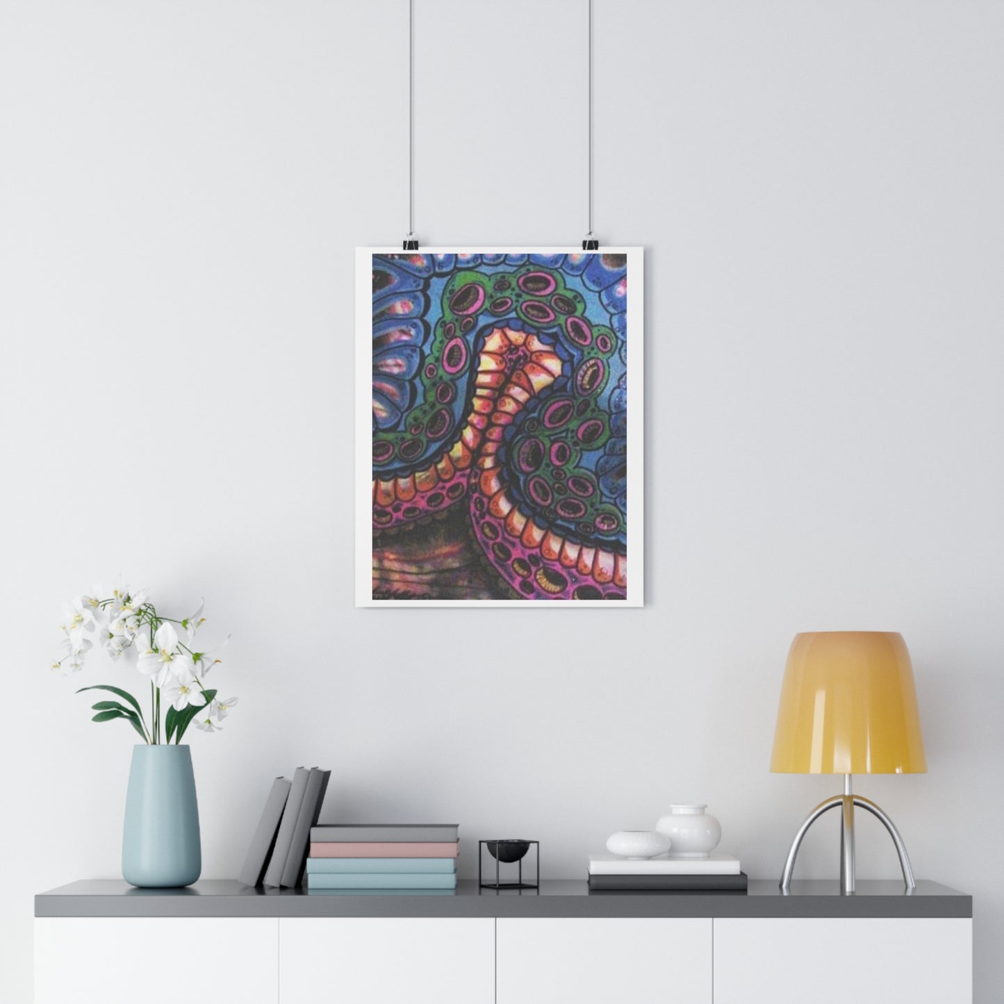 "Octopi”- Giclée Art Print by artist David Hilborn