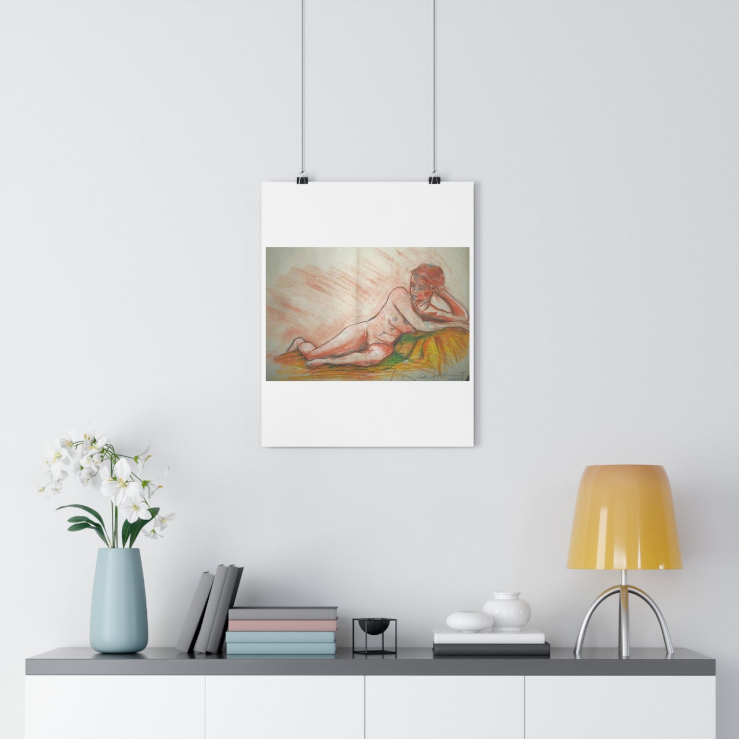 "Nude Study”- Giclée Art Print by artist David Hilborn