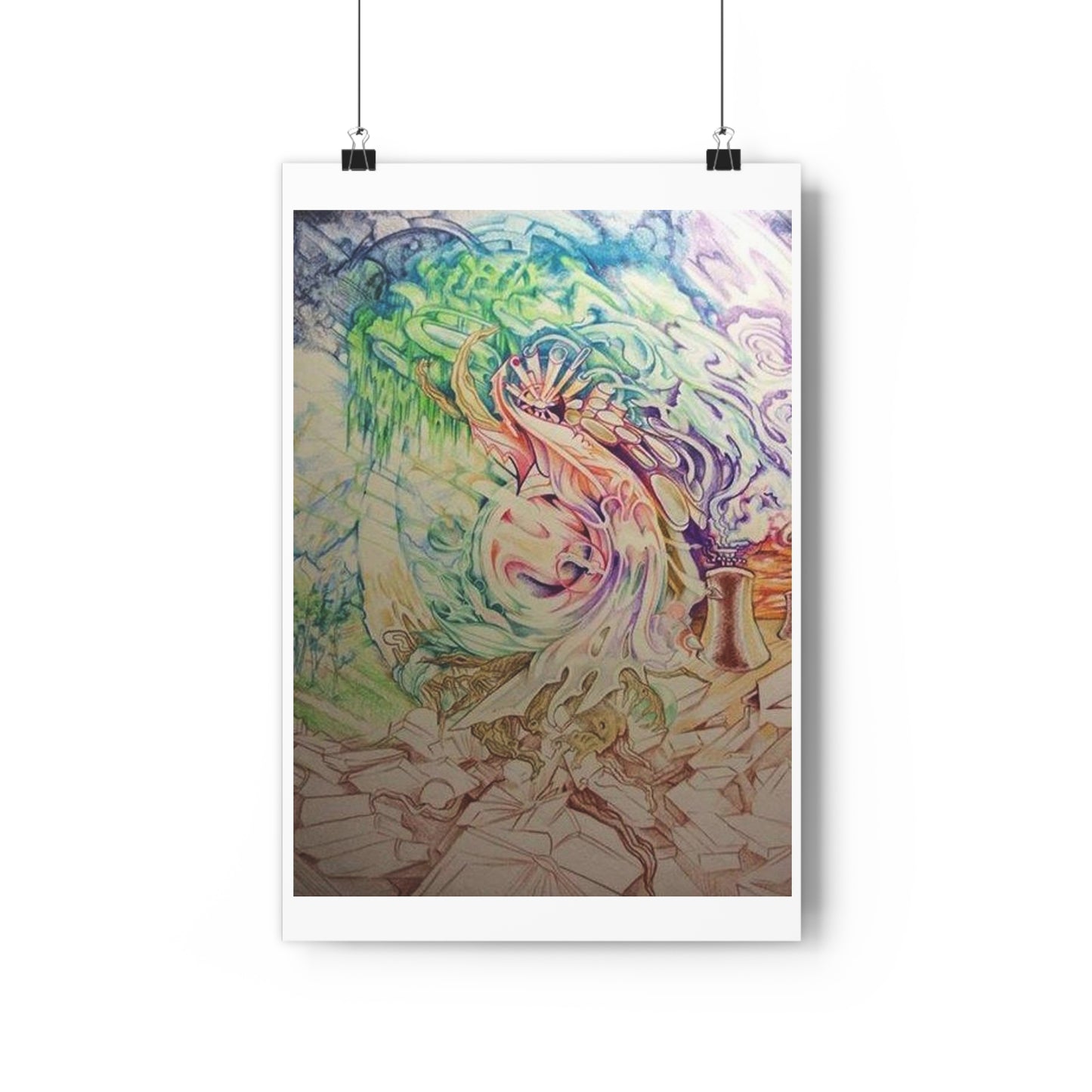 "Rooted in Literature”- Giclée Art Print by artist David Hilborn