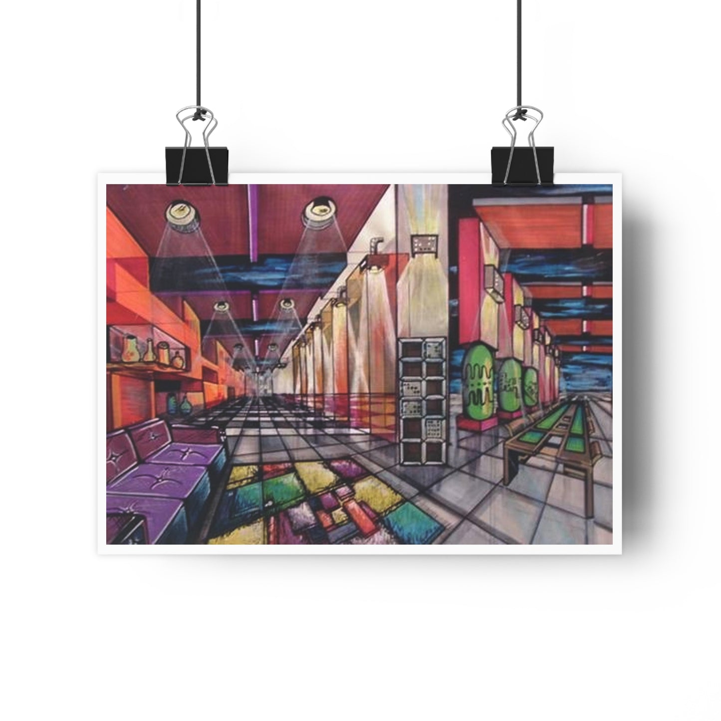 "Impossible Spaces”- Giclée Art Print by artist David Hilborn