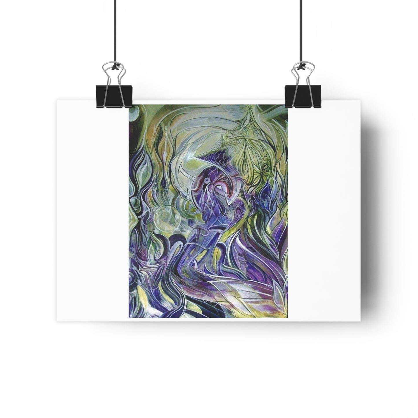 "Purp”- Giclée Art Print by artist David Hilborn