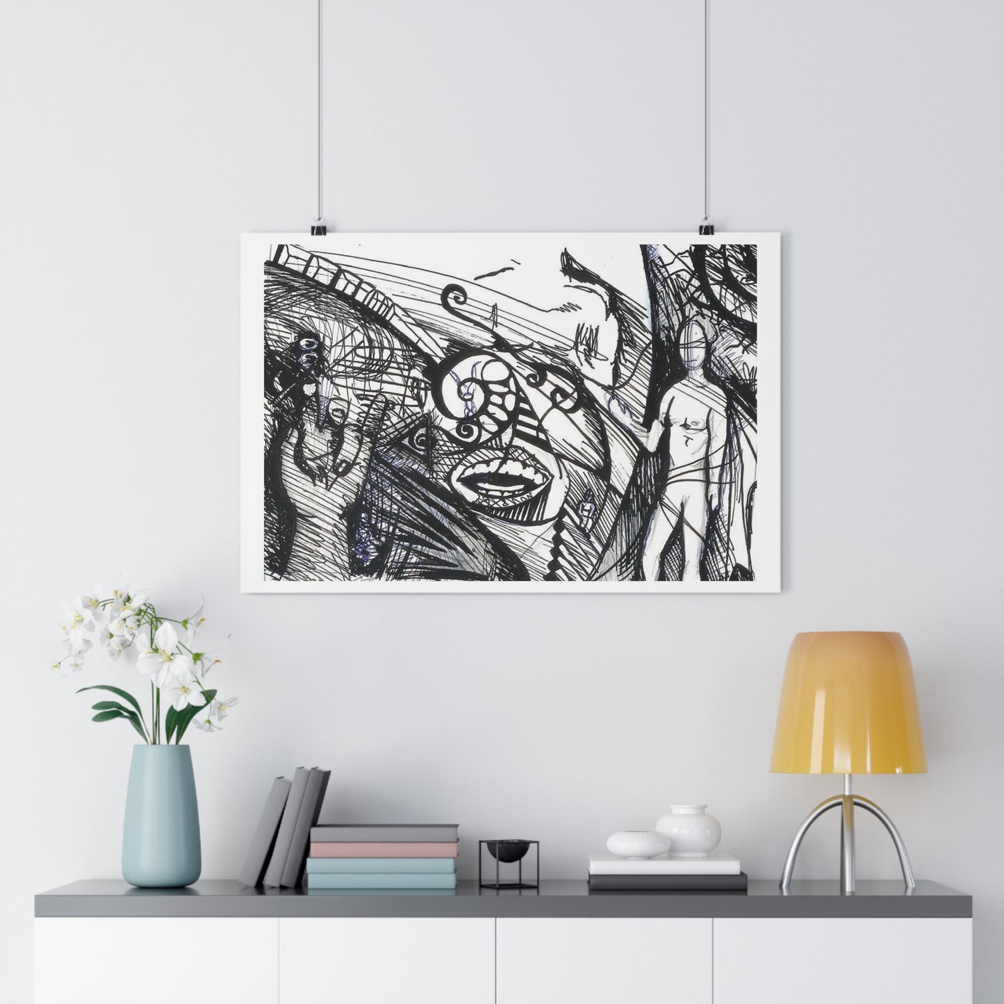 "Mashup”- Giclée Art Print by artist David Hilborn