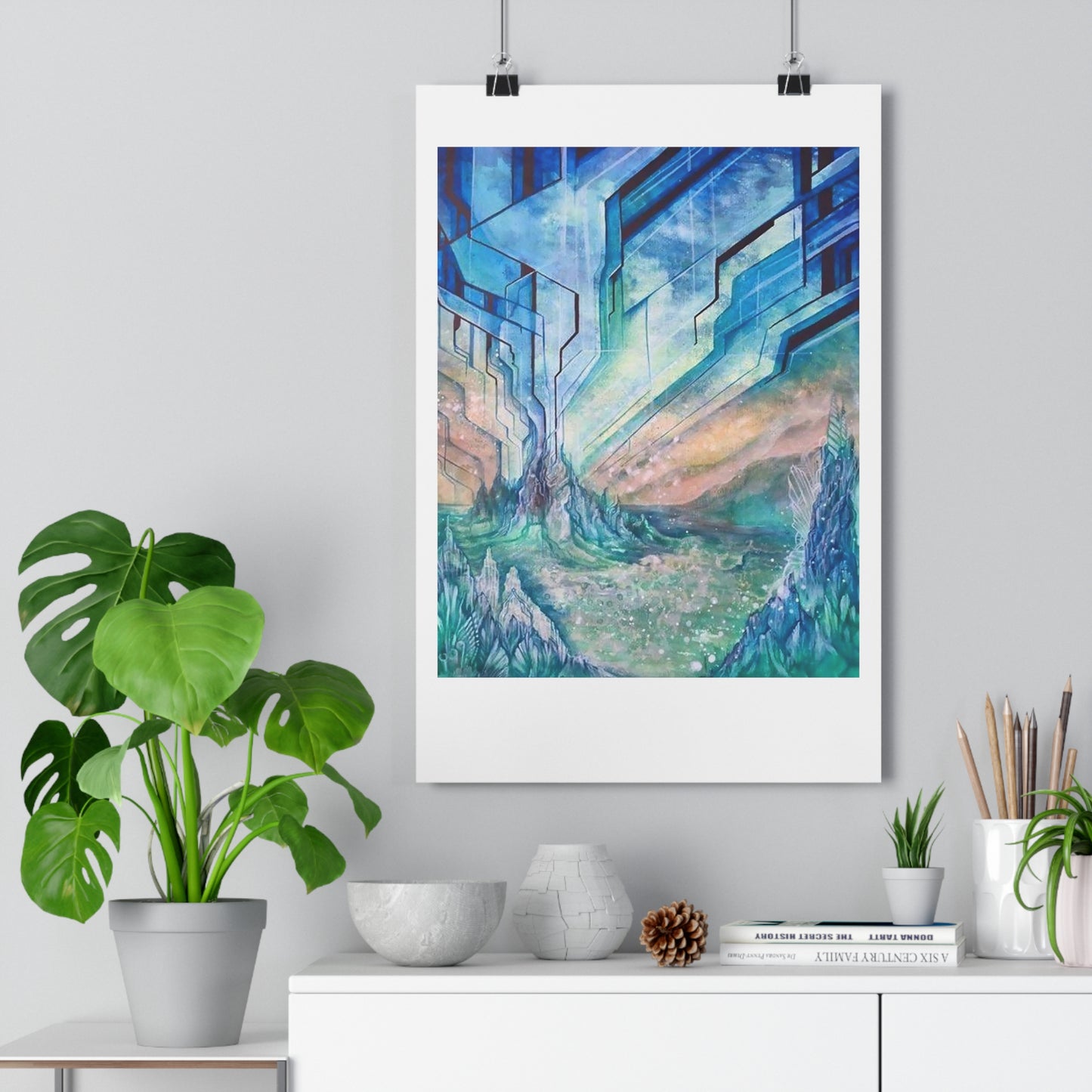 “Aqua-terrestrial”- Giclée Art Print by artist David Hilborn