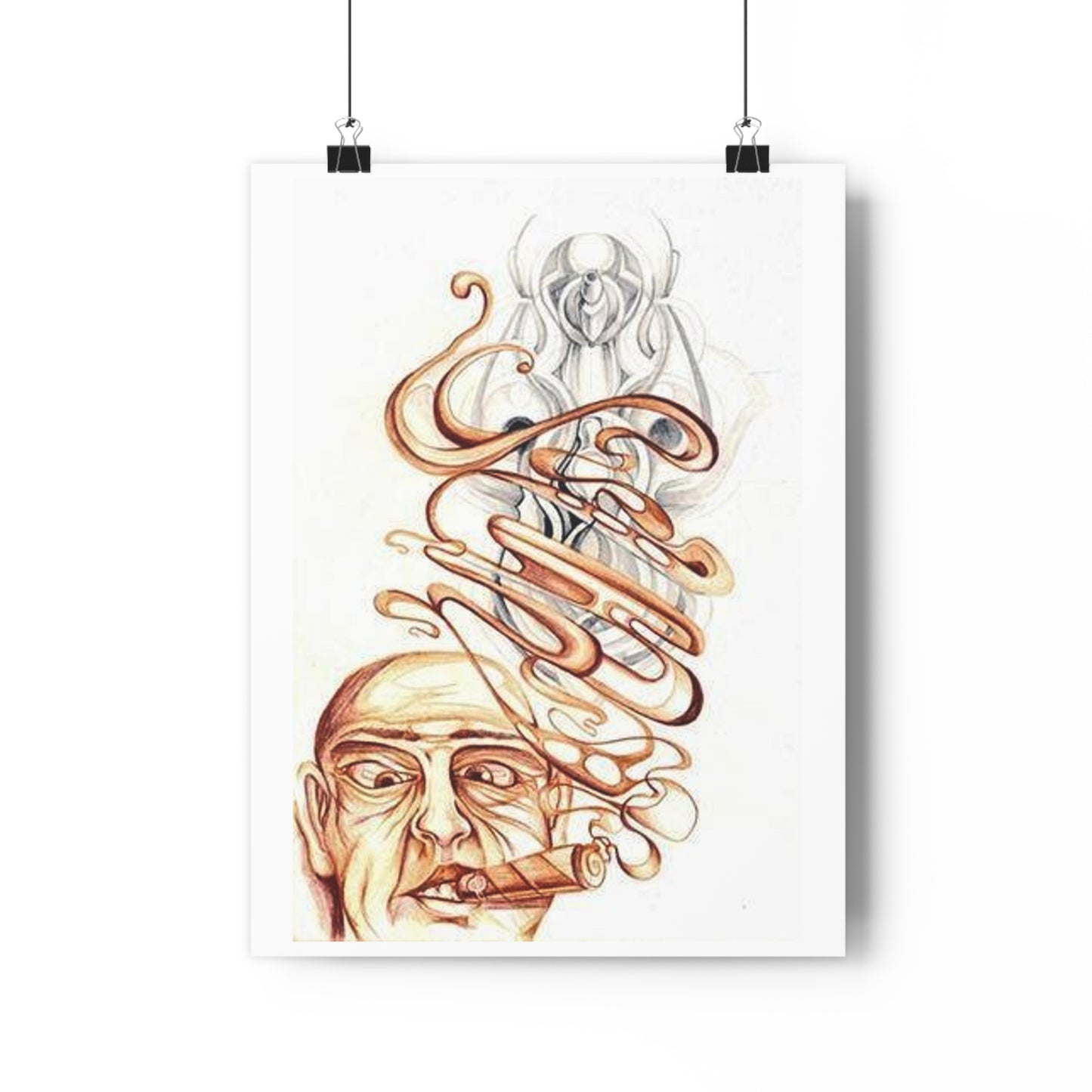 "Stogie”- Giclée Art Print by artist David Hilborn