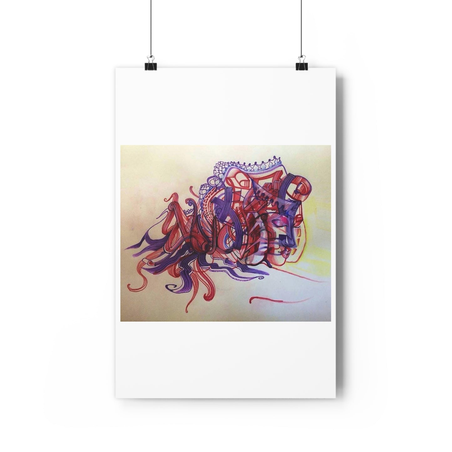 "Ribbon Dancer”- Giclée Art Print by artist David Hilborn