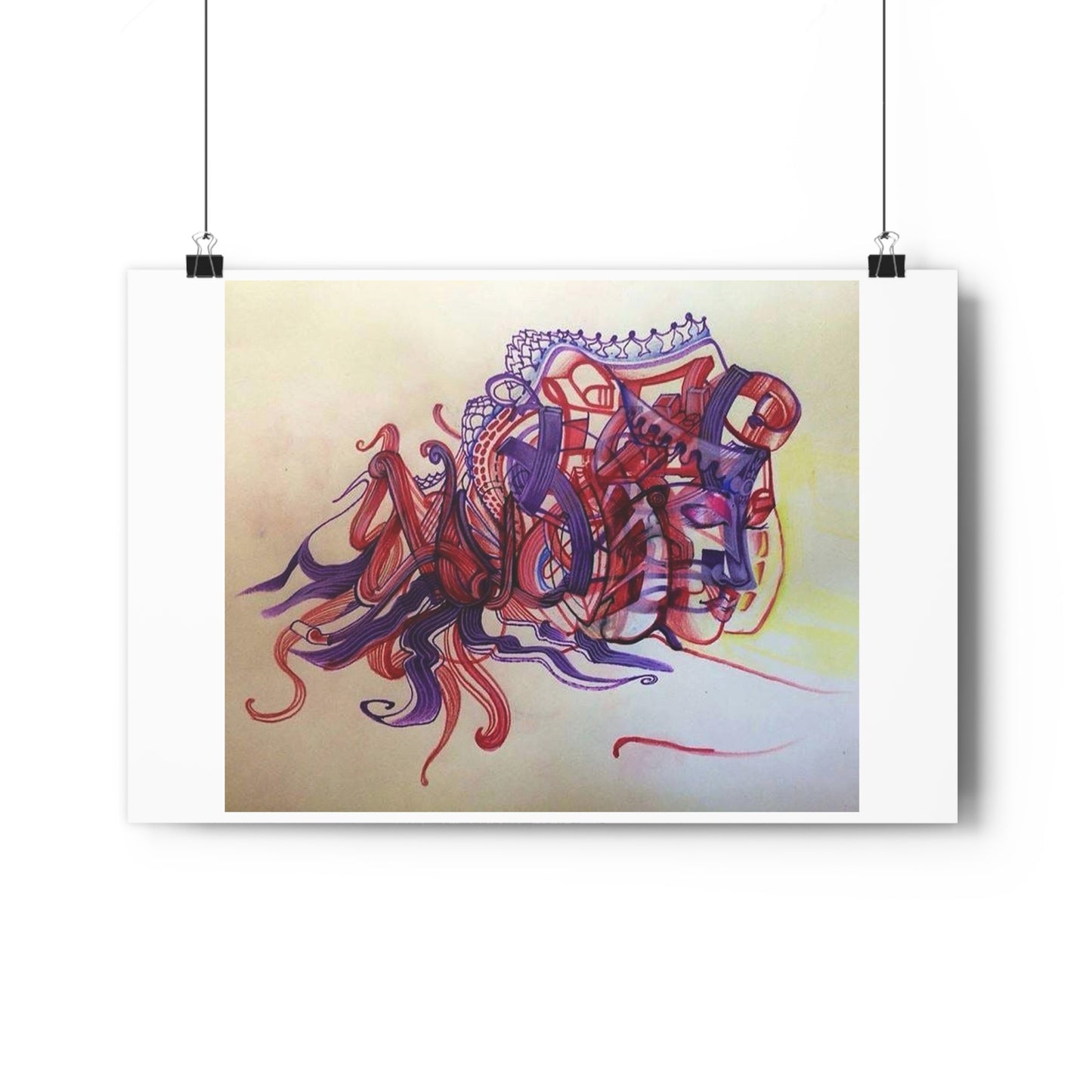 "Ribbon Dancer”- Giclée Art Print by artist David Hilborn