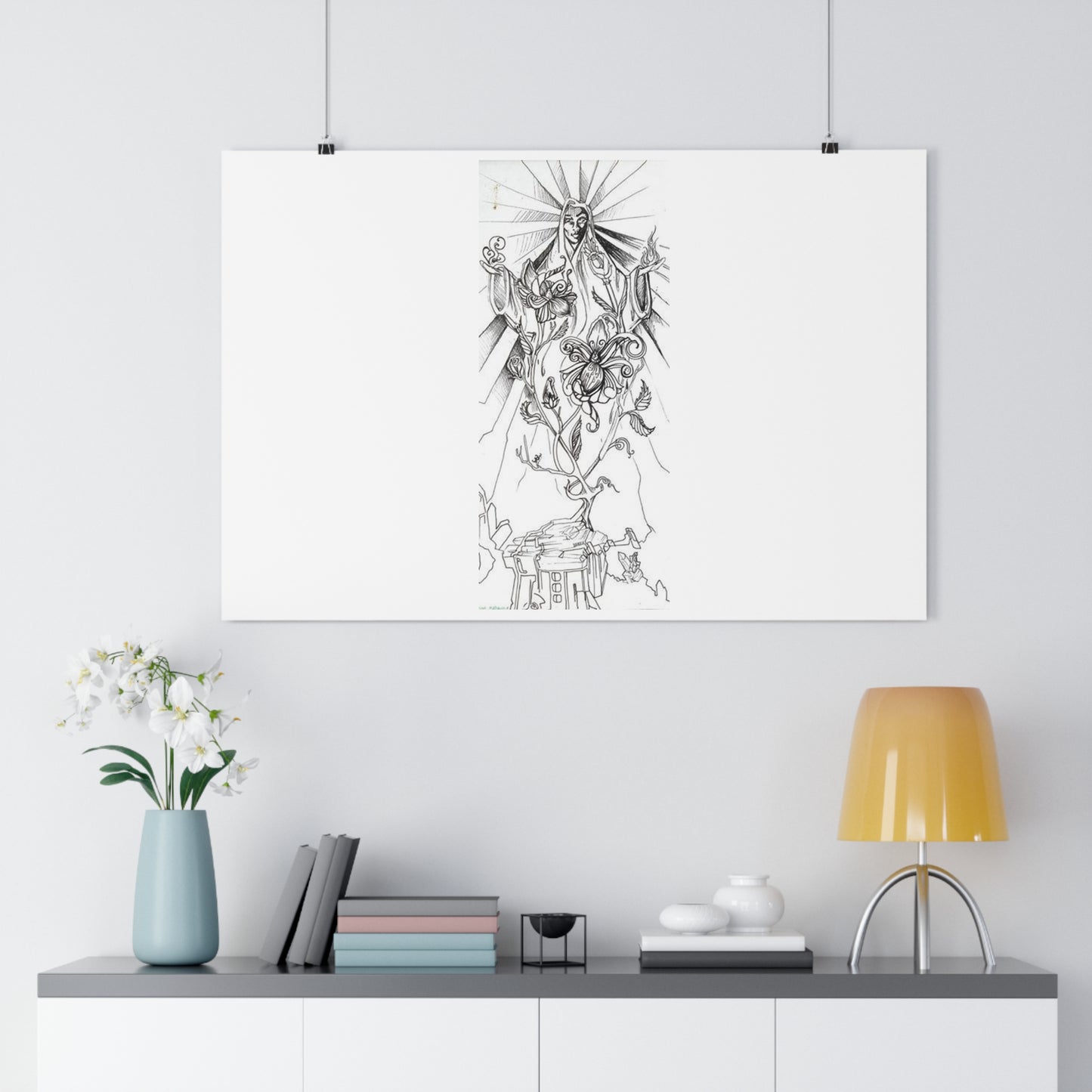 "Crystal Goddess" - Giclée Art Print by artist David Hilborn