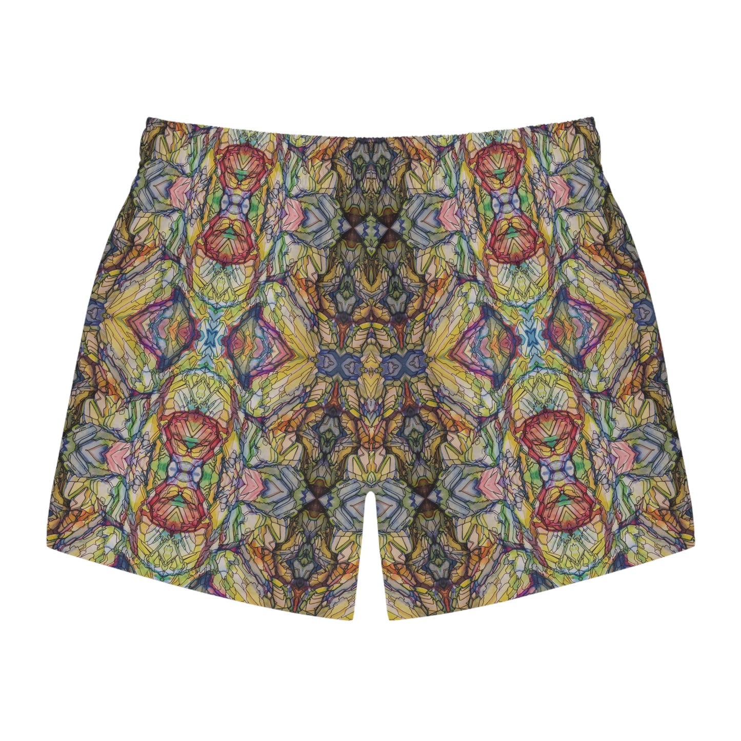 "Hexcell” - Swim Trunks by Artist David Hilborn