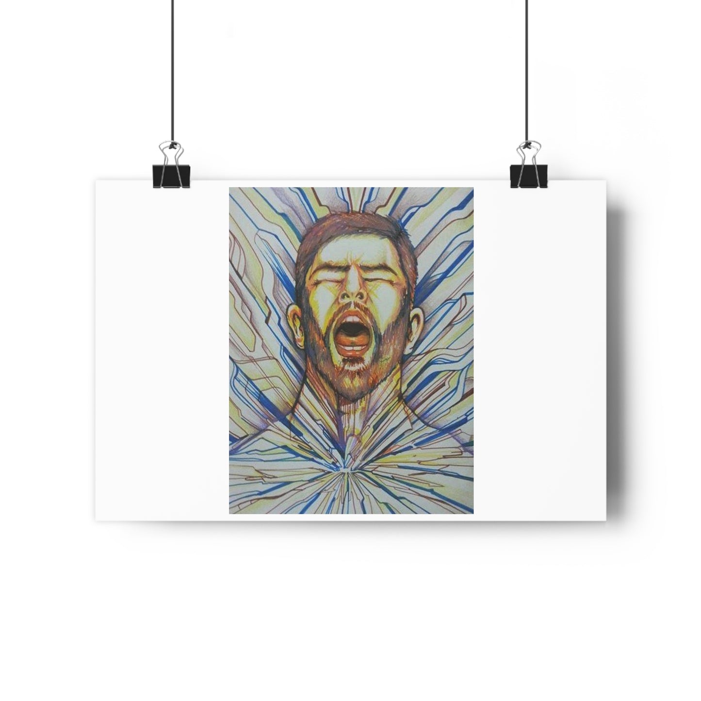 "Burst”- Giclée Art Print by artist David Hilborn