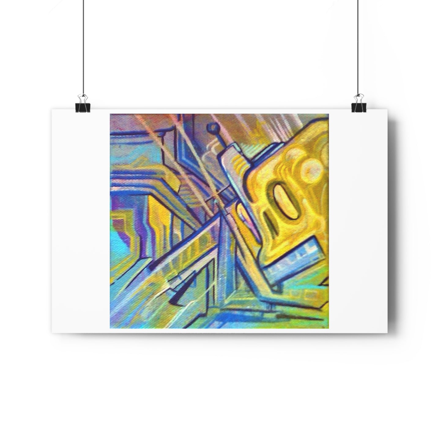 "Robo Drip”- Giclée Art Print by artist David Hilborn