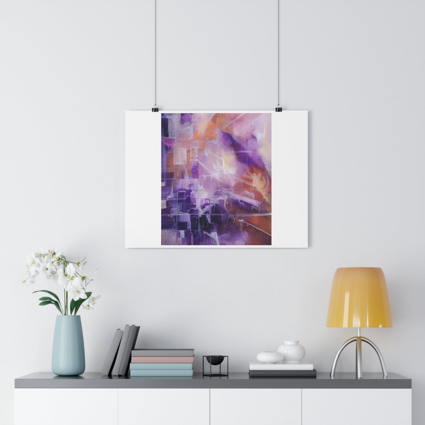 "Purple Paradox”- Giclée Art Print by artist David Hilborn