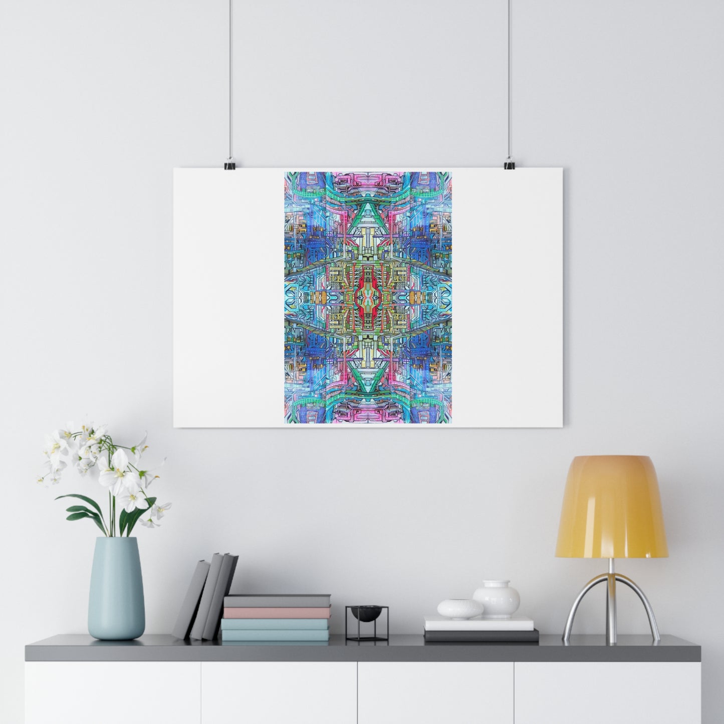 “Blockstrain”- Giclée Art Print by artist David Hilborn