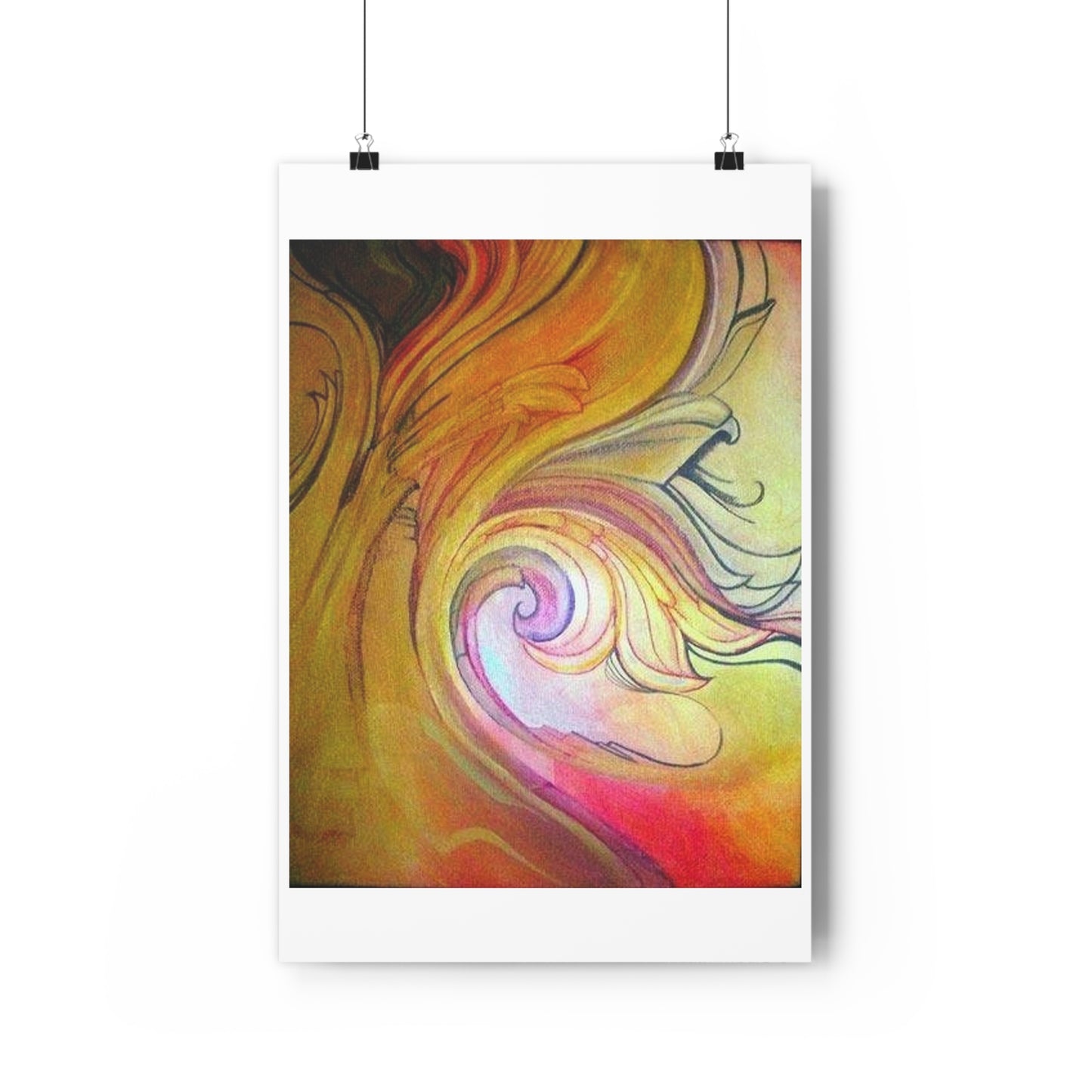 "Sol Flow”- Giclée Art Print by artist David Hilborn