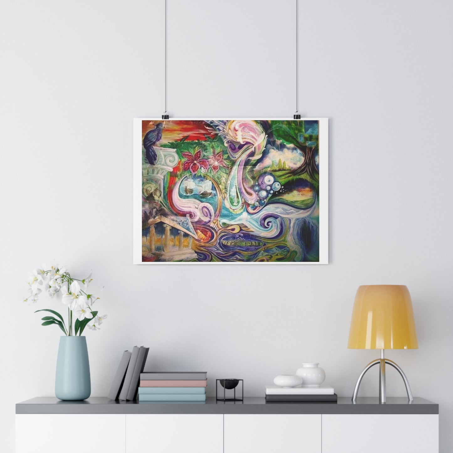 "Focus and Chaos”- Giclée Art Print by artist David Hilborn