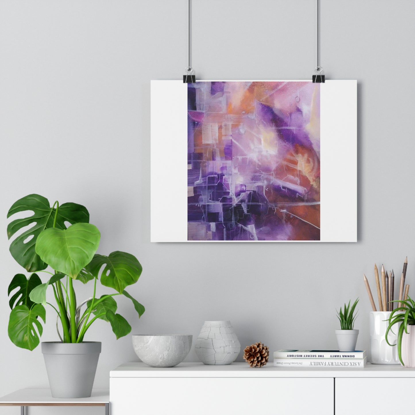 "Purple Paradox”- Giclée Art Print by artist David Hilborn