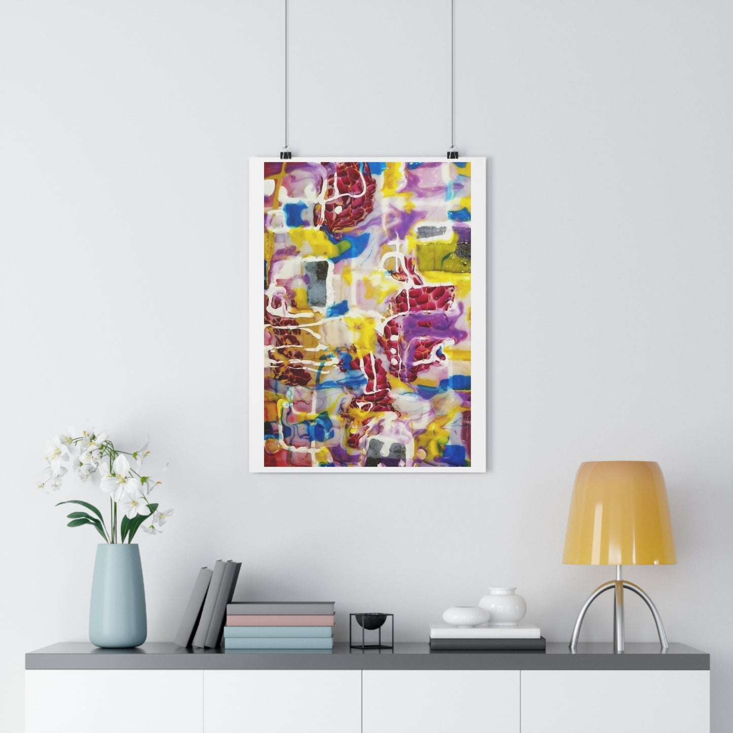 "Technicolor Razzle Dazzle”- Giclée Art Print by artist David Hilborn