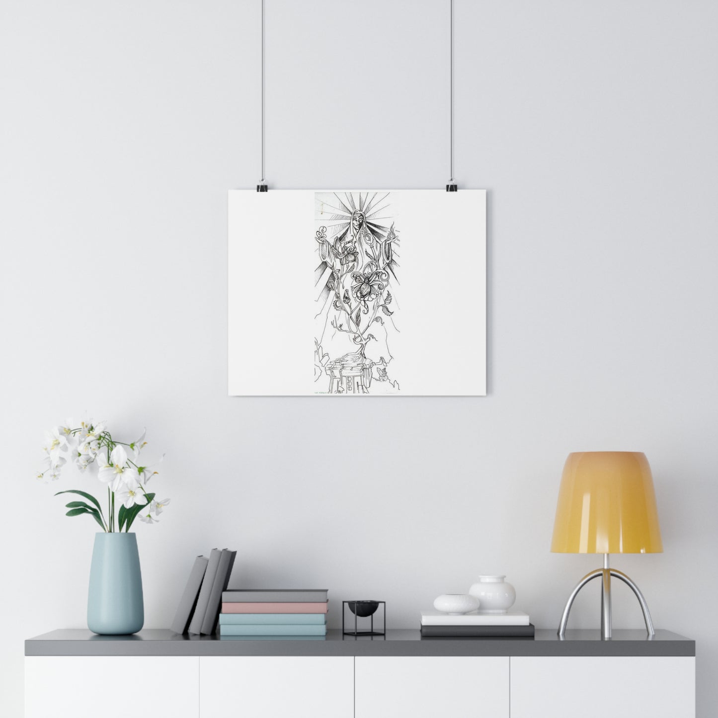 "Crystal Goddess" - Giclée Art Print by artist David Hilborn