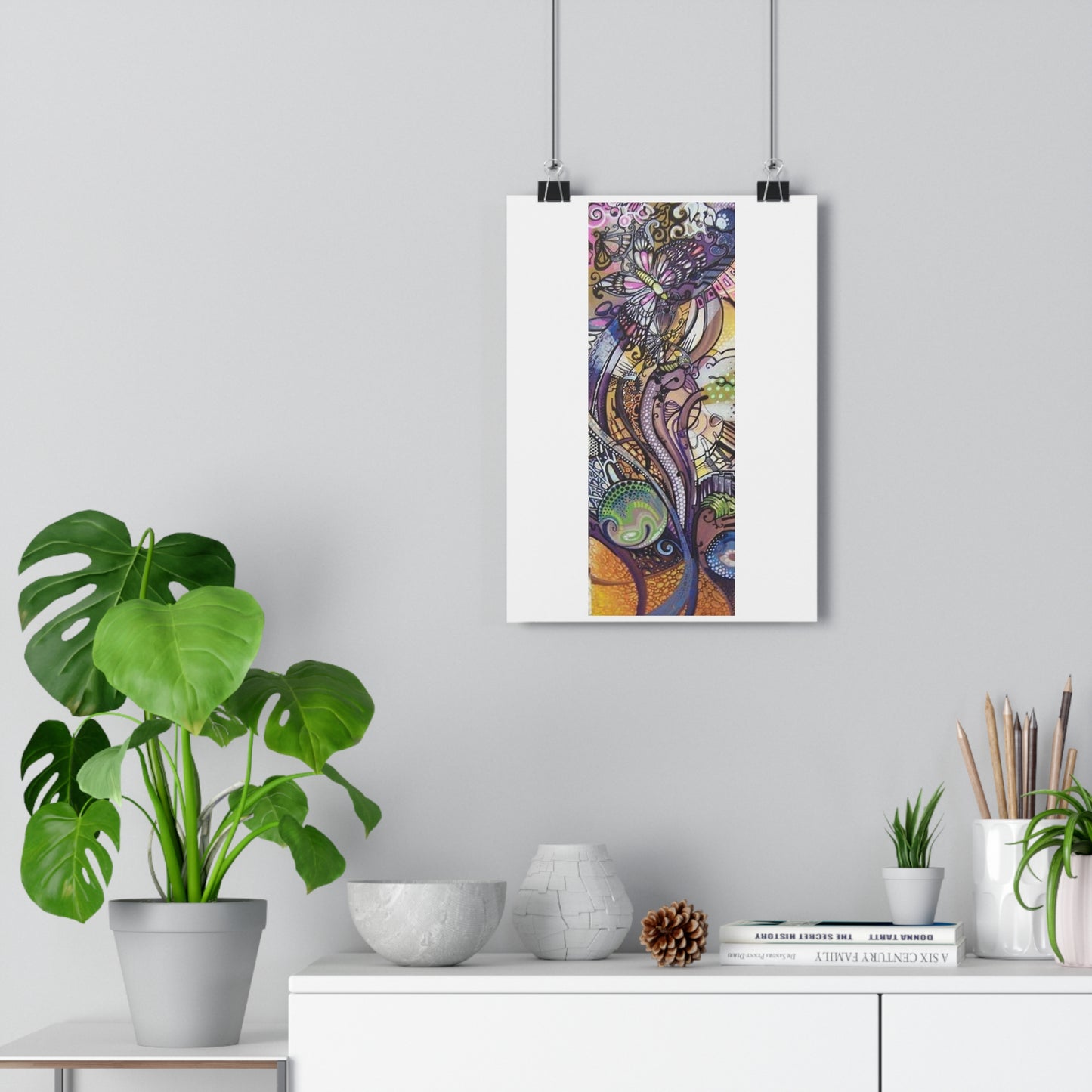 "Flutterby”- Giclée Art Print by artist David Hilborn