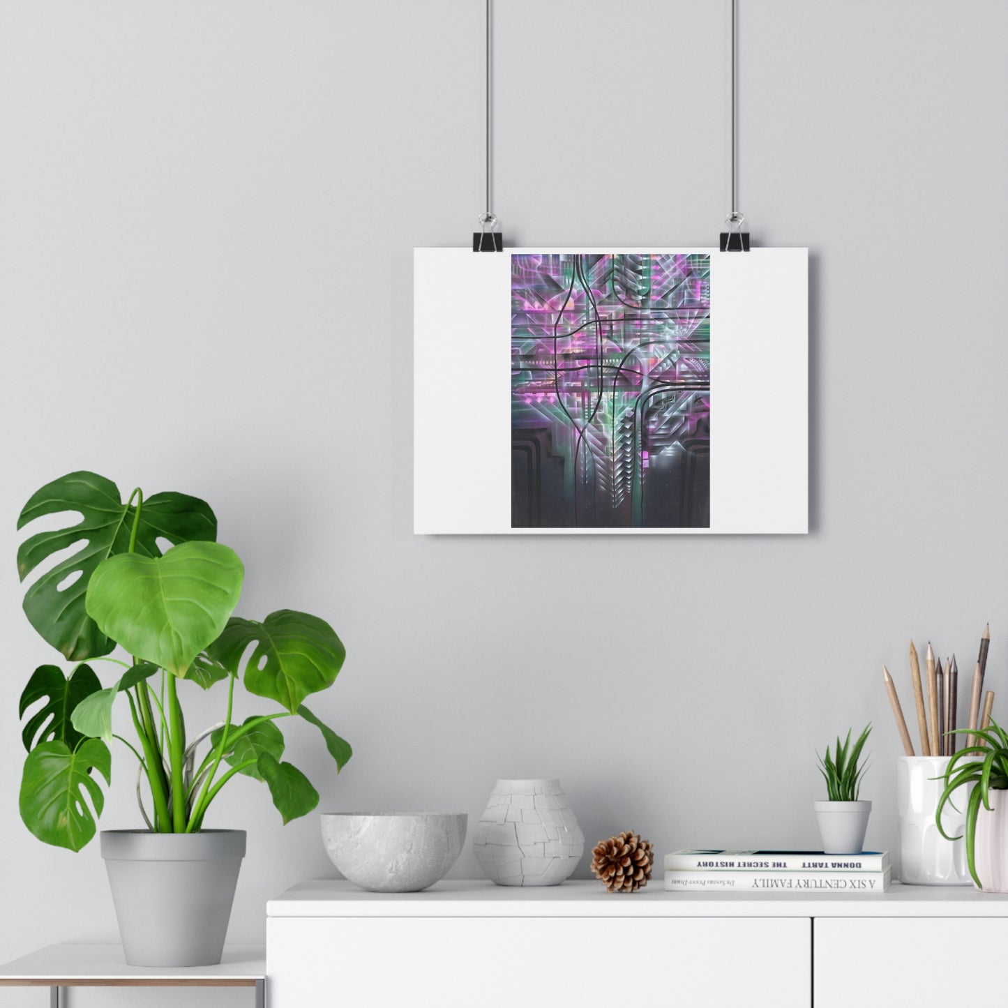 “Compute”- Giclée Art Print by artist David Hilborn