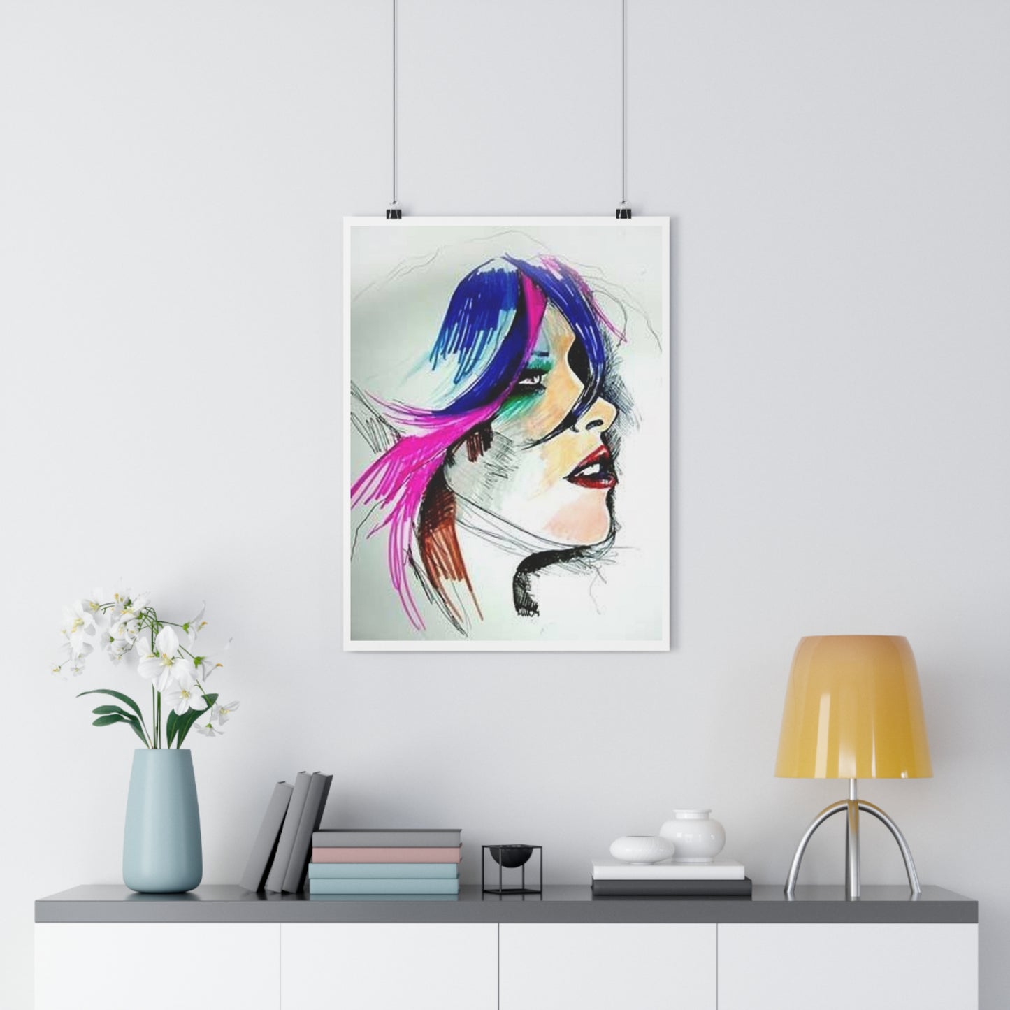 "Scribble”- Giclée Art Print by artist David Hilborn