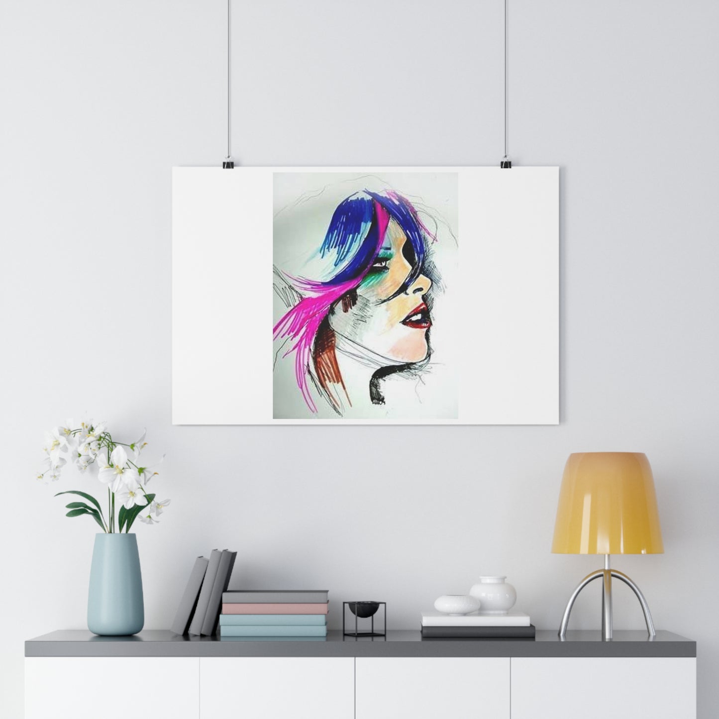 "Scribble”- Giclée Art Print by artist David Hilborn