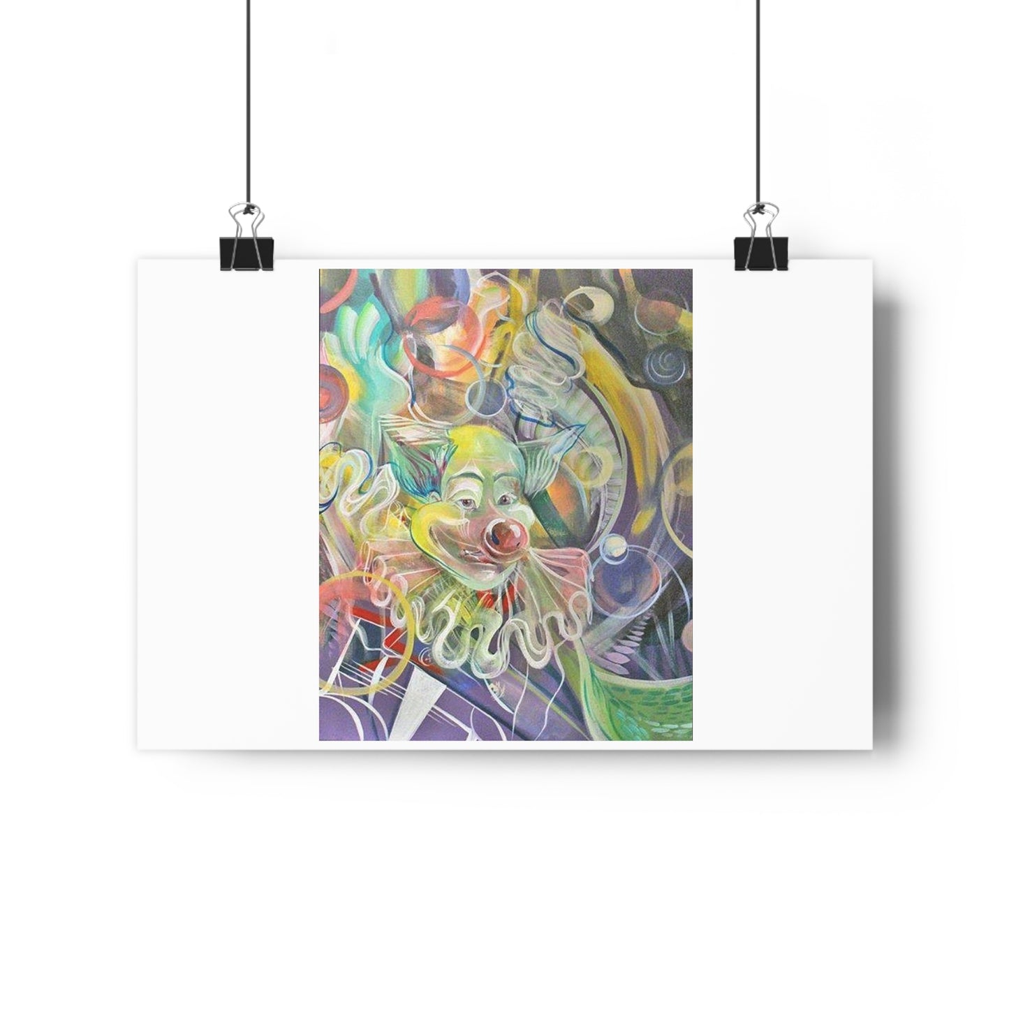 "Clowning Around”- Giclée Art Print by artist David Hilborn