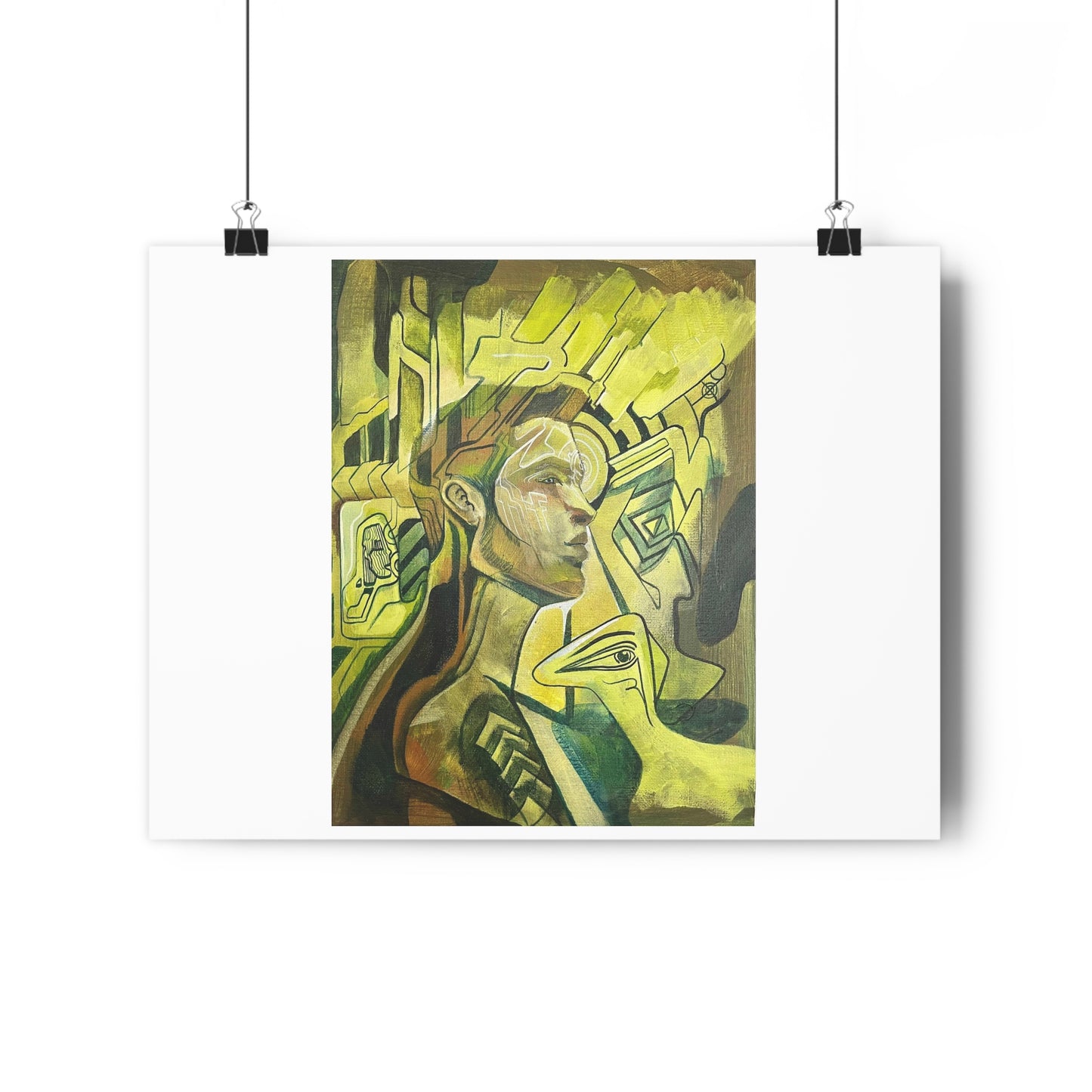 "Gliff" - Giclée Art Print by artist David Hilborn