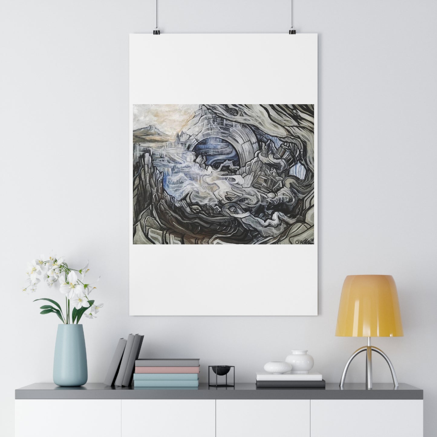 "Typhoon”- Giclée Art Print by artist David Hilborn