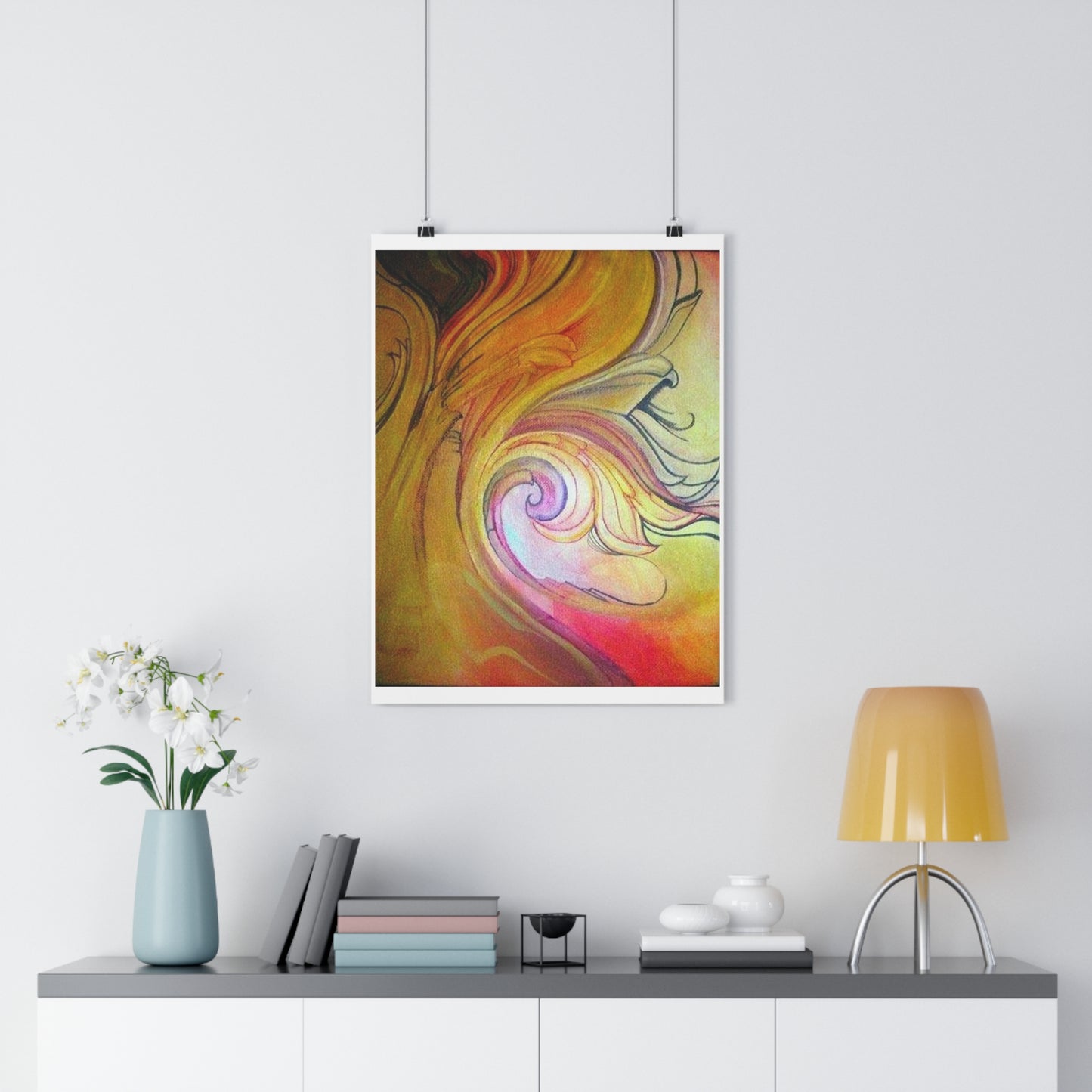 "Sol Flow”- Giclée Art Print by artist David Hilborn