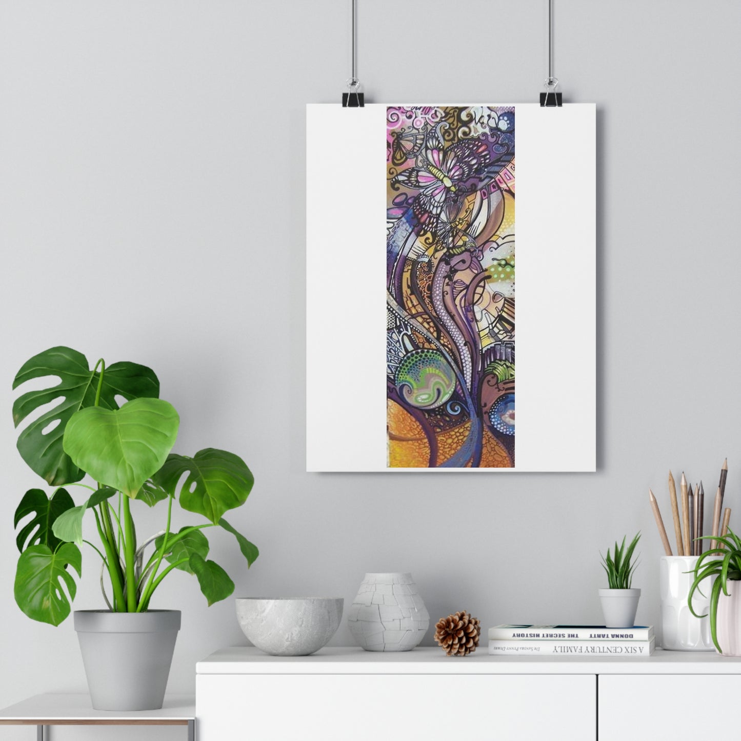 "Flutterby”- Giclée Art Print by artist David Hilborn