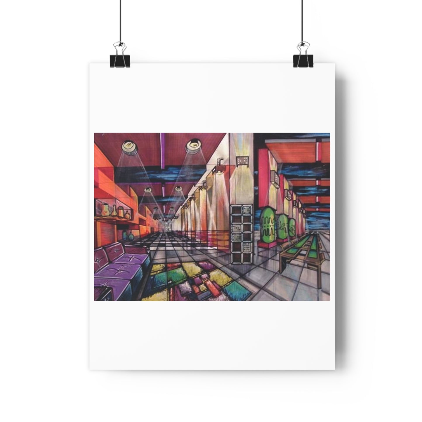 "Impossible Spaces”- Giclée Art Print by artist David Hilborn