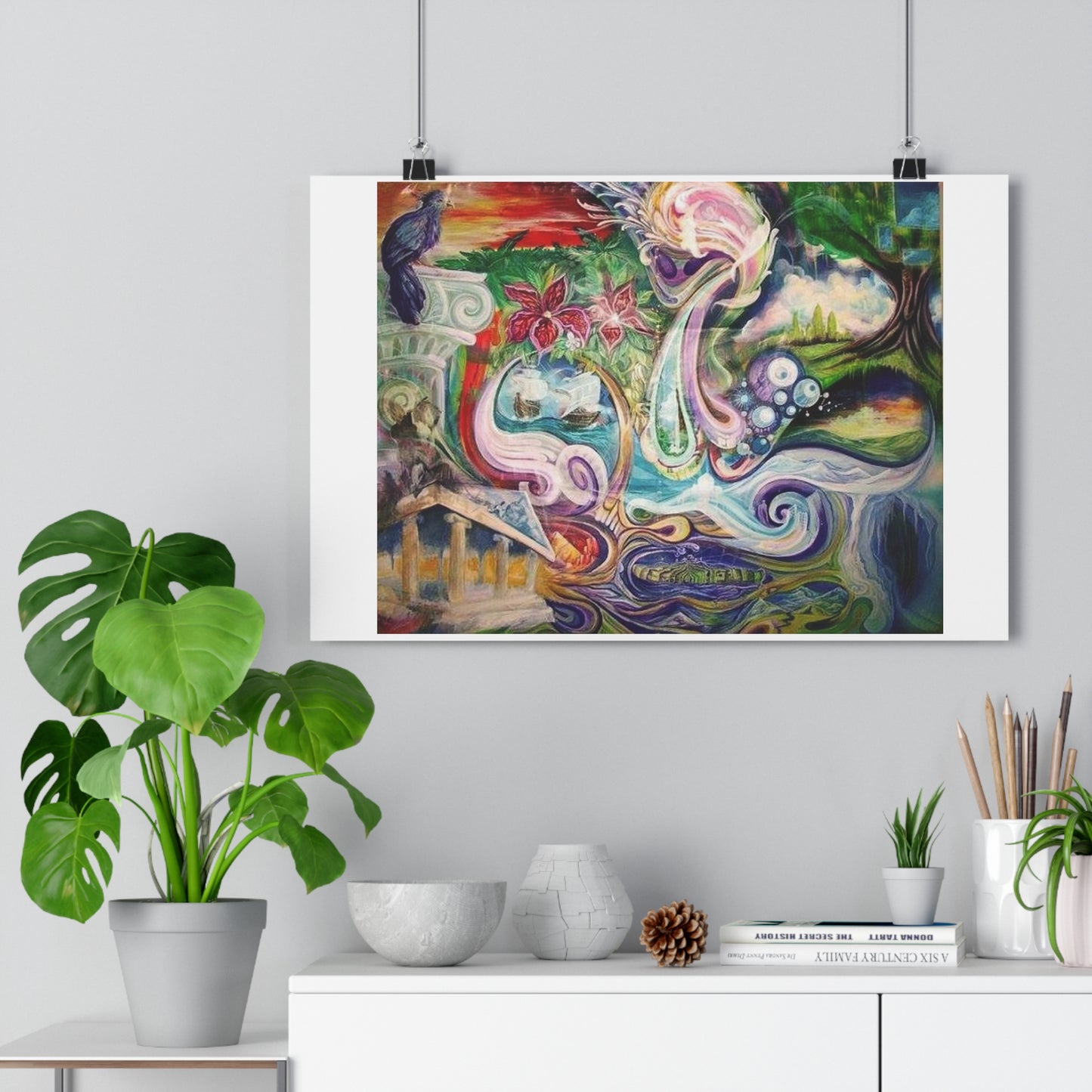 "Focus and Chaos”- Giclée Art Print by artist David Hilborn