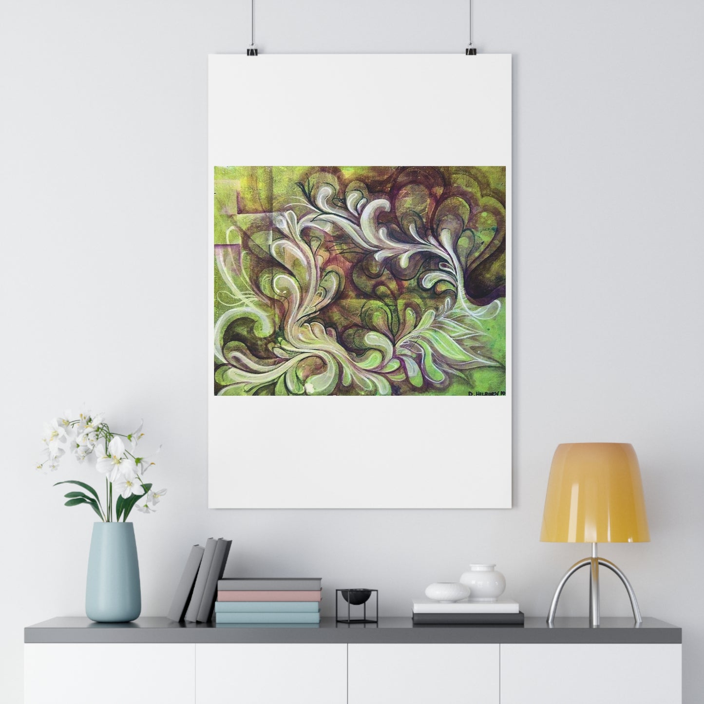 "Mossy Wood”- Giclée Art Print by artist David Hilborn