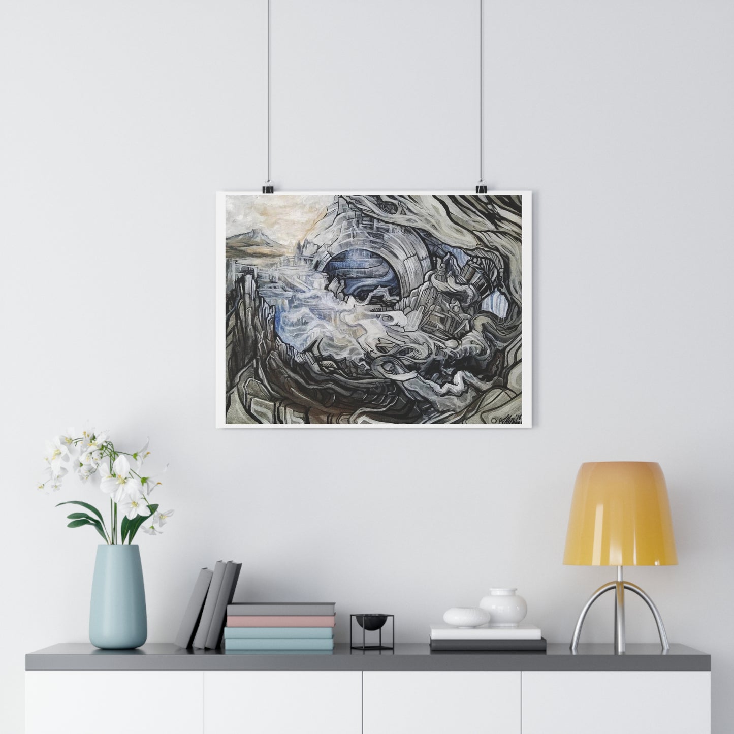 "Typhoon”- Giclée Art Print by artist David Hilborn