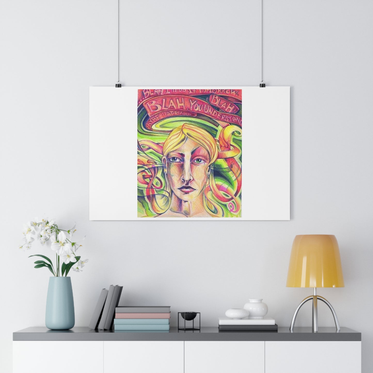 "Poet”- Giclée Art Print by artist David Hilborn